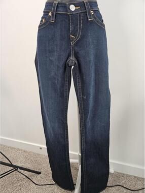 True Religion World Tour Straight Leg Dark Wash Jeans Size 29